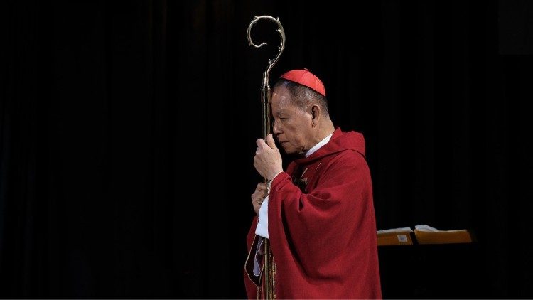 Cardinal Jose Advincula, archbishop of Manila, during Mass for the Global 2033 Leaders’ Summit at The Lord’s Flock Heritage Building in Quezon City on Sept. 22, 2024. Photo: Roy Lagarde - LiCAS News