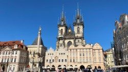 NICHT aus dem 3-D-Drucker: Die Teynkirche in Prag