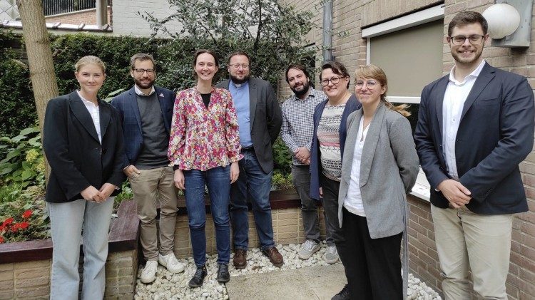 Algunos representantes de la Plataforma Juvenil de la COMECE