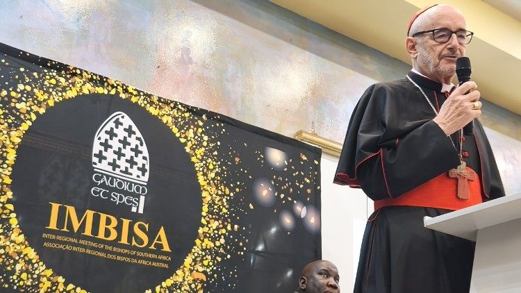 Cardeal Michael Czerny durante a Assembleia Plenária da IMBISA, em Eswatini
