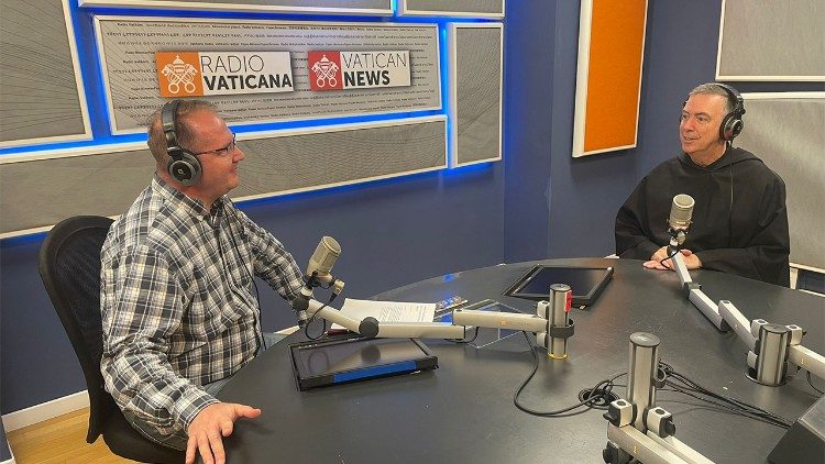 Fr Joseph Farrell, Prior General of the Order of Saint Augustine, in the studio at Vatican Radio