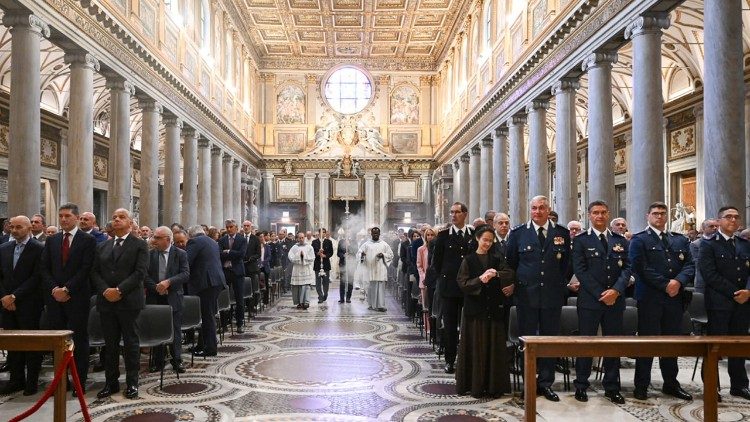 Italijos ir Vatikano pareigūnai dalyvavo jiems skirtos dienos Mišiose