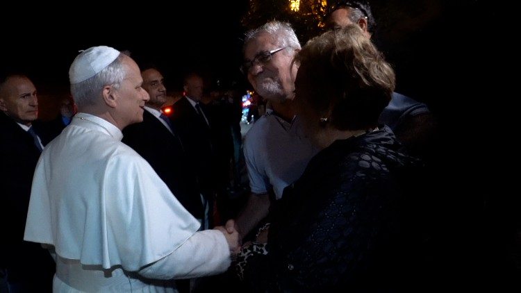 Papst Leo XIV. an diesem Dienstagabend