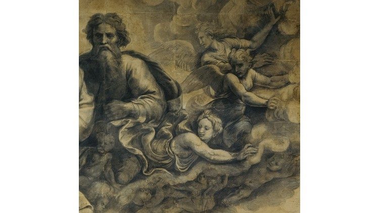 Un dettaglio del cartone dei Musei Vaticani