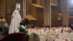 Nadbiskup Kutleša propovijeda na misi ređenja pomoćnih zagrebačkih biskupa (Foto: TUZGN)