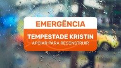 Consequências da tempestade Kristin em Portugal. REUTERS/Pedro Nunes