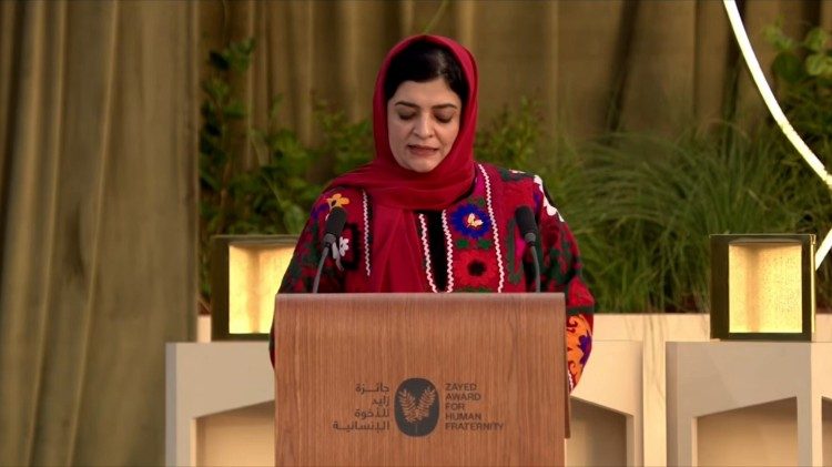 L'attivista Zarqa Yaftali, impegnata da anni in favore del diritto allo studio delle donne afghane.