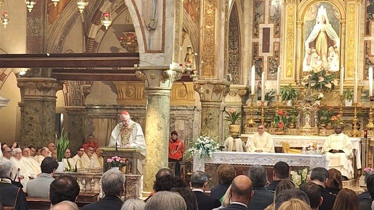 2026.02.08 Kardinali  Pietro Parolin katika Madhabahu ya Monte Berico huko Vicenza.