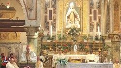 L'omelia del cardinale Parolin nel santuario marino di Monte Berico, sul colle sopra Vicenza