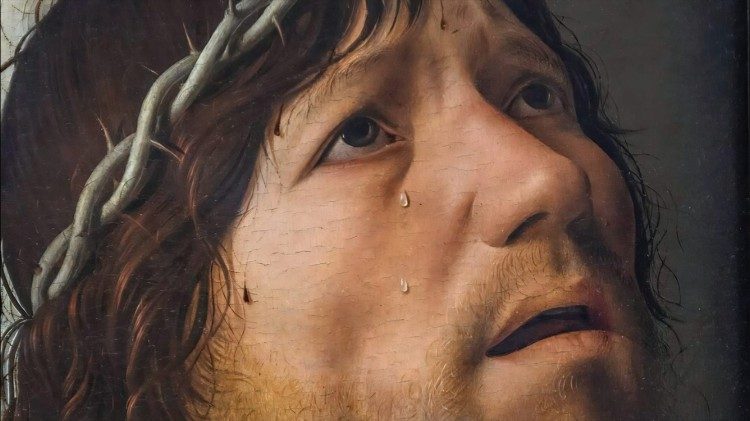 dettaglio dell'Ecce Homo del Louvre.