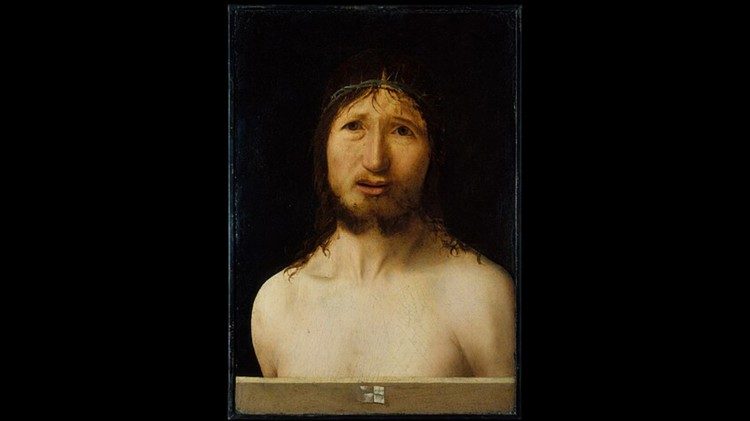 Antonello da Messina, Ecce Homo, dopo il 1740, olio su tavola, 42.5 x 30.5 cm, Museum of Art, New York
