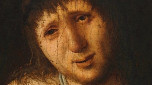 Antonello da Messina, l'Ecce Homo (dettaglio) recentemente acquisito dallo Stato italiano.