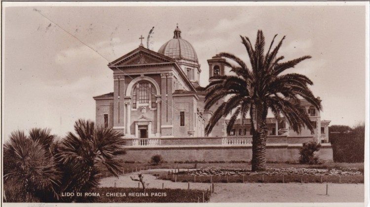 Una immagine antica di Santa Maria Regina Pacis