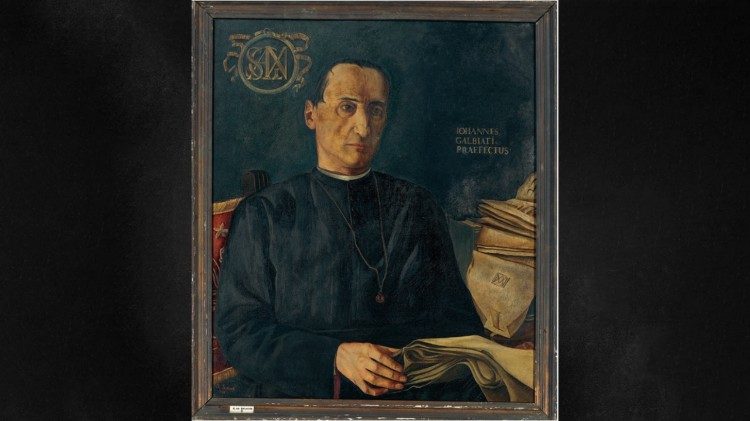 Charlotte Tesdorph, Retrato de Giovanni Galbiati prefecto, 1936 [VBA, inv. 1169] - &copy; Veneranda Biblioteca Ambrosiana / Mondadori Portfolio.