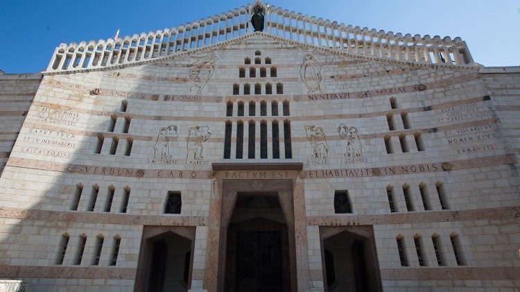 The Basilica of the Annunciation in Nazareth