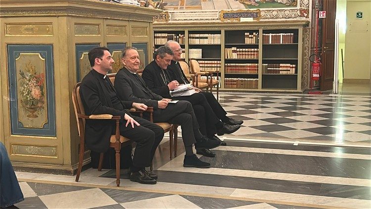 La presentazione del volume nel Salone Sistino della Biblioteca Vaticana