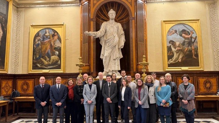 Vilniaus arkivyskupijos meno komisijos nariai Vatikane