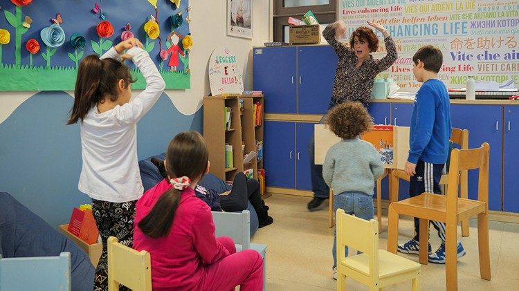 Enfants soignés à l'hôpital pédiatrique du Saint-Siège Bambino Gesù.