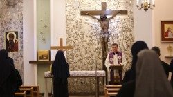 Droga Krzyżowa w kaplicy Sekretariatu Konferencji Episkopatu Polski 