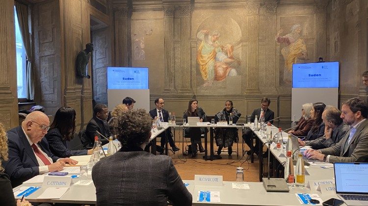 Un momento dell'incontro “Sudan – The Silent Catastrophe”