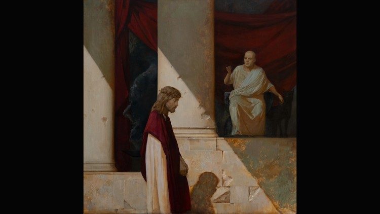 Stacja 1: Jezus na śmierć skazany