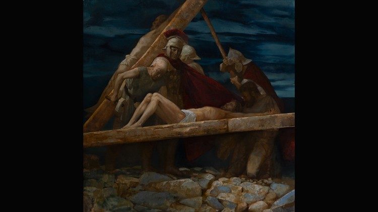 Korsfestelsen. Bilde av Manuel Andreas Dürr