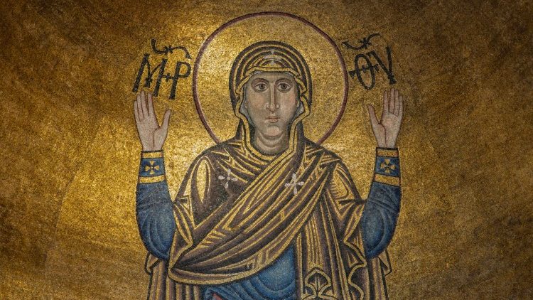 L’icona della “Oranta”.