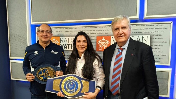 Anna Lisa Brozzi con Mattei e La Vella