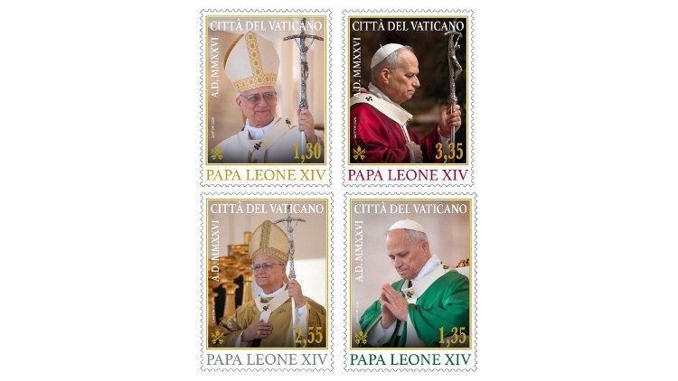 Os 4 selos que retratam o pontificado de Le&atilde;o XIV