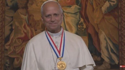 Lev XIV. prijal Medailu slobody a vyzval k ochrane ľudskej d&ocirc;stojnosti a jednoty