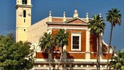 L'église Saint-Pierre de Jaffa en Terre sainte.