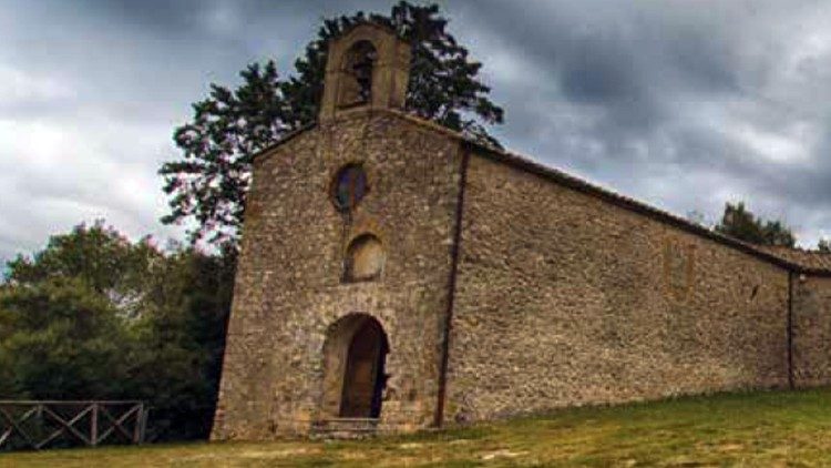 La chiesa abbaziale di San Michele Arcangelo a Schifanoia (Narni).