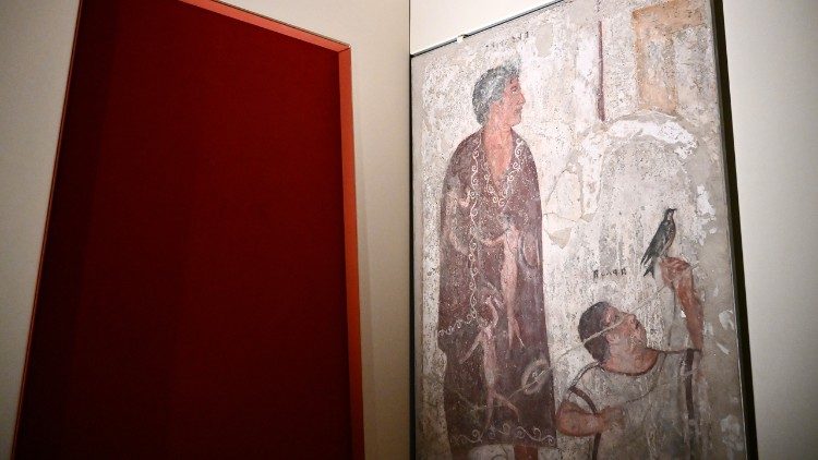 Pitture parietali. Villa Giulia, ETRU. 
