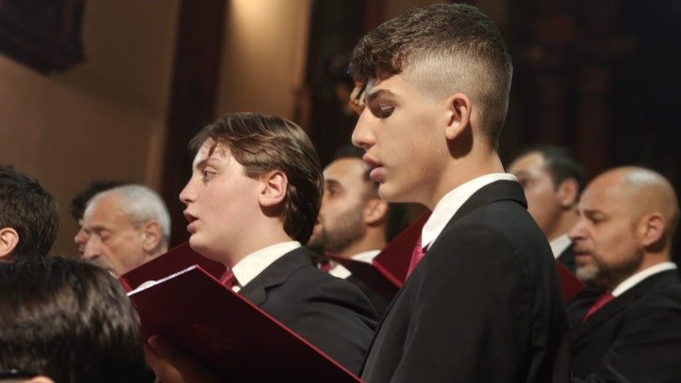Momento da apresenta&ccedil;&atilde;o na Catedral de Campinas