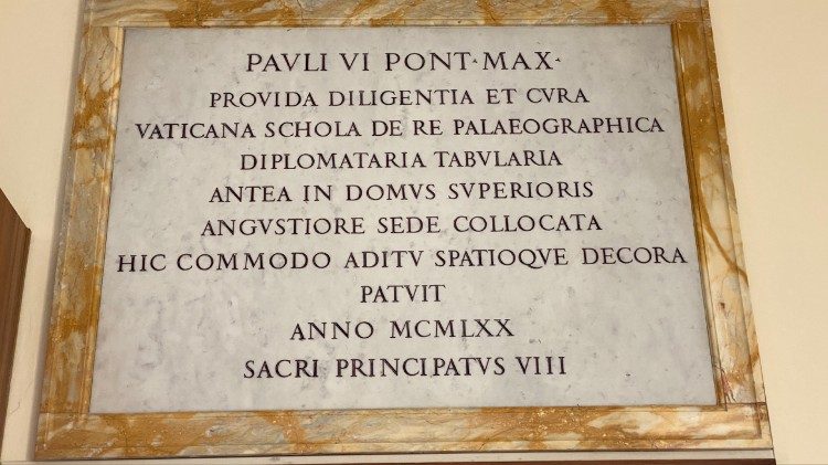 La Scuola Vaticana di Paleografia, Diplomatica e Archivistica