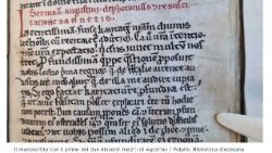 Un'immagine di uno degli inediti ritrovati - Biblioteca della Diocesi di Pelplin