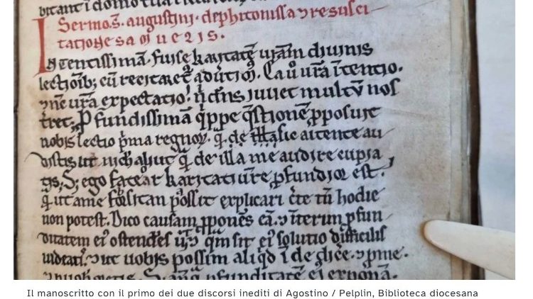 Un'immagine di uno degli inediti ritrovati - Biblioteca della Diocesi di Pelplin