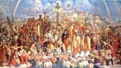 Battesimo della Rus' di Kyiv - Ucraina. Autore Petro Andrusiv