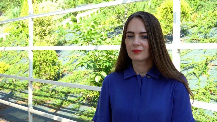 Die ukrainische Menschenrechtlerin Oleksandra Matwijtschuk