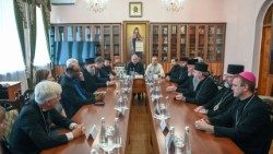 PBT delegacijos ir Visos Ukrainos Bažnyčių tarybos bei religinių organizacijų atstovų susitikimas Kyjive