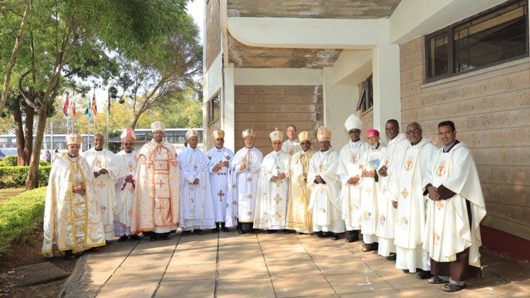 በ21ኛው የምስራቅ አፍሪካ የጳጳሳት ጉባኤ ላይ የተገኘው የኢትዮጵያ ጳጳሳት ልኡካን ቡድን  