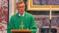 2026.07.30 Ks. Piotr Bajor przewodniczący Mszy św. (© ks. Paweł Rytel-Andrianik)