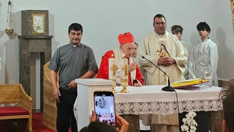 Kardinal Ernest Simoni u riječkoj crkvi sv. Terezije od Djeteta Isusa (Foto: Riječka nadbiskupija)