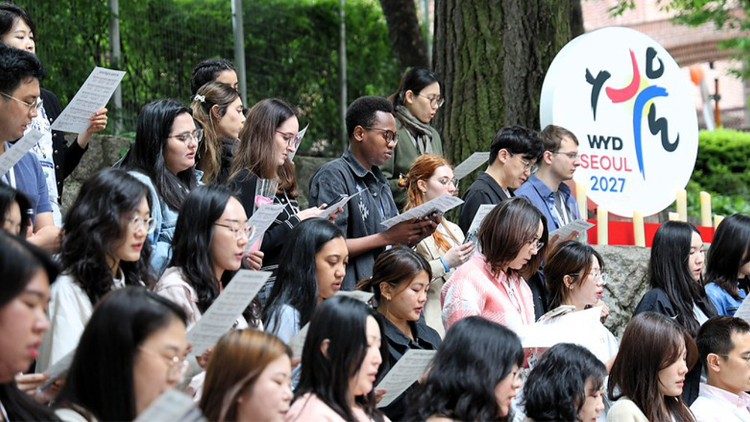 Jovens coreanos se preparam para a JMJ © Comitê Organizador Local da Jornada Mundial da Juventude Seul 2027.
