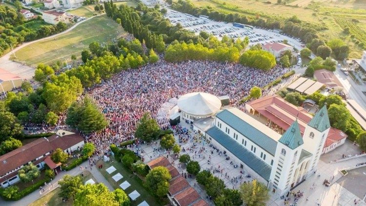Una precedente edizione del Festival dei Giovani a Medjugorje