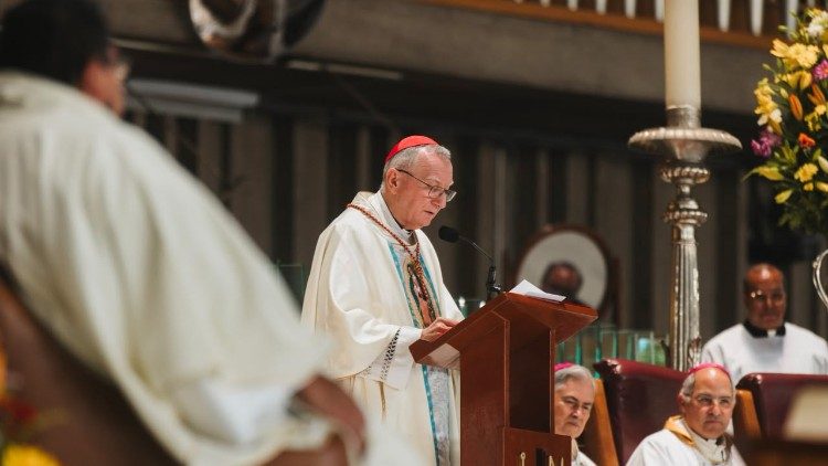 La Messa del cardinale Parolin nel Santuario della Virgen de Guadalupe (foto &copy; Maria Langarica - Conferencia Episcopal Mexicana)