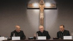 Kardinal Pietro Parolin mit Vertretern des Nationalen Dialogs für den Frieden in Mexiko