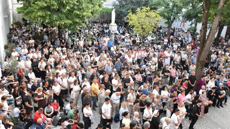 Hodočastili su pješice od Solina do Sinja (Foto: Svetište Čudotvorne Gospe Sinjske)
