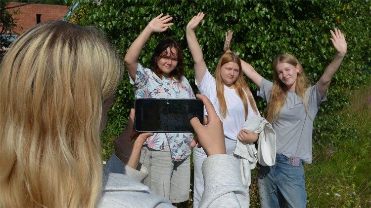 I giovani cattolici russi che hanno partecipato all'incontro in Siberia