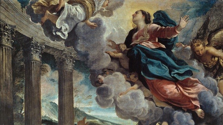 Annibale Carracci, Assunzione della Vergine (part.), 1588-1590, olio su tela, 97 &times; 130 cm, Museo Nacional del Prado, Madrid.
